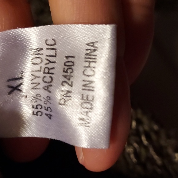 Womens Loden Green Ribbon Knit Sweater, IF Collection, sz XL - Picture 4 of 10